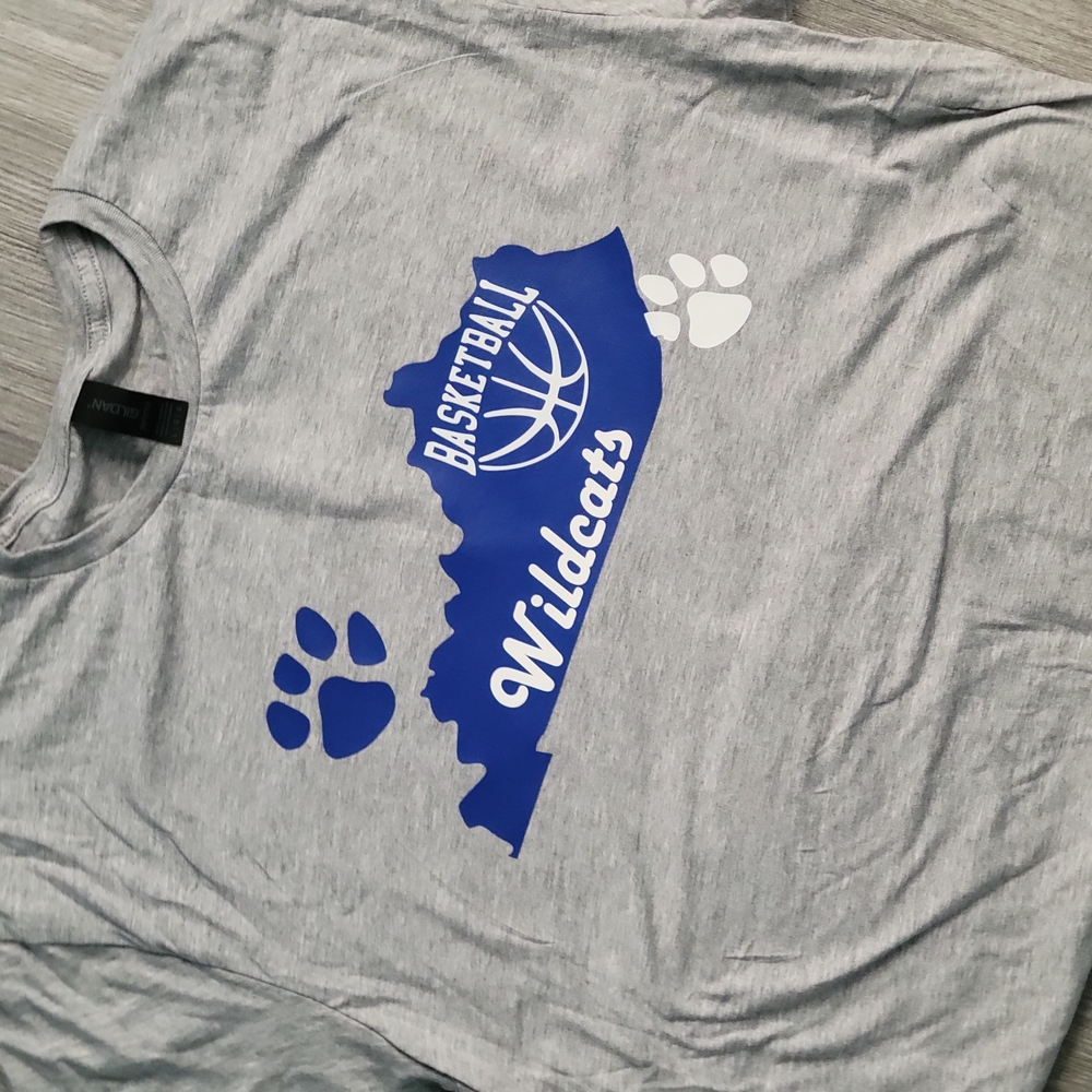 Gray Wildcats Short Sleeve Tee